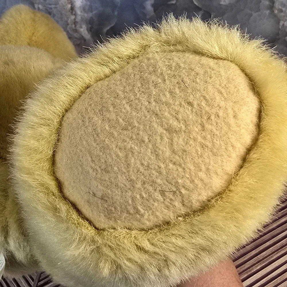 Vintage Ralph Lauren Golden Yellow Jointed Teddy Bear Soft‎ Stuffed Animal 14 In
